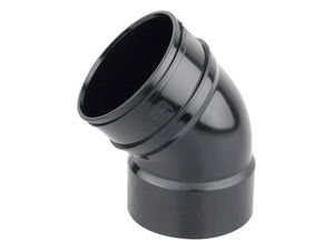 Osma Soil 160mm (D/SW) Bend 45° Black
