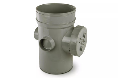Osma Soil 160mm (S/SW) Bossed Access Pipe Olive