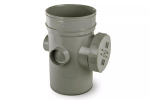 Osma Soil 160mm (S/SW) Bossed Access Pipe Olive