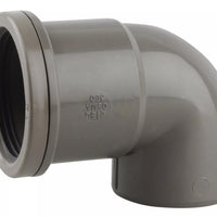 Osma Soil 110mm S/S Boss Adapt 90° Grey 50mm
