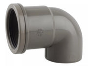 Osma Soil 110mm S/S Boss Adapt 90° Grey 50mm