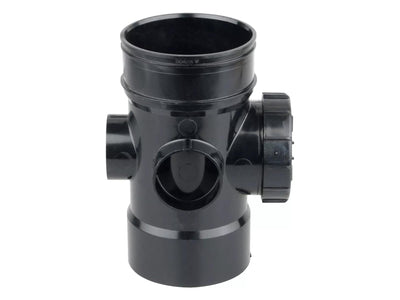 Osma Soil 160mm (S/SW) Boss Access Pipe Black