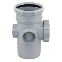 Osma Soil 160mm S/S Bolted Access Pipe Grey