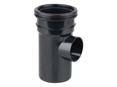 Osma Soil 82mm S/S Boss Pipe Black
