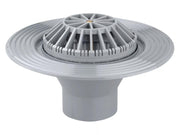Osma Soil 82mm (S/SW) Domed Roof Outlet Grey