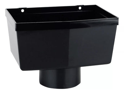 Osma Squareline Hopper Head Black 61mm