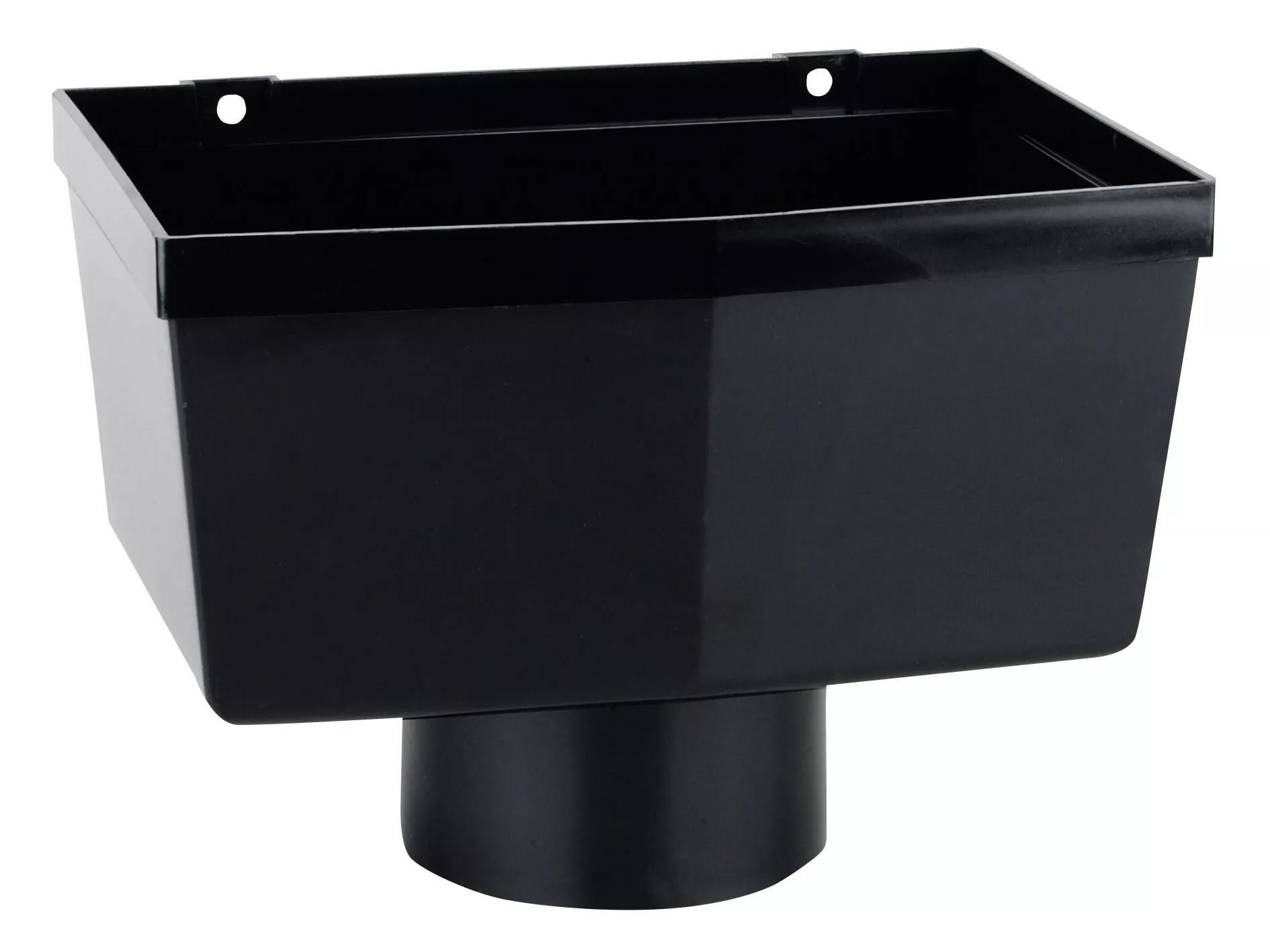 Osma Squareline Hopper Head Black 61mm