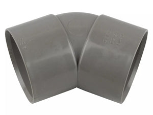 Osma Weld 32mm Bend 45° Grey