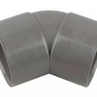 Osmaweld 50mm Bend 45° Grey