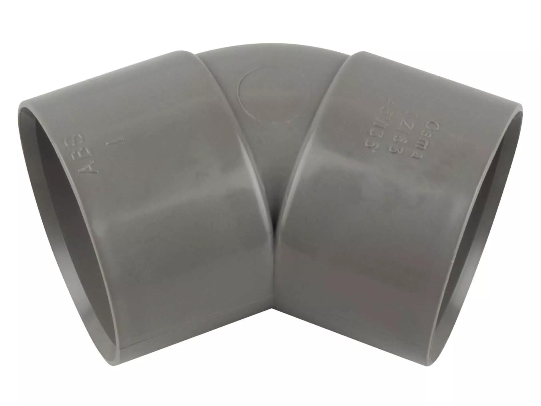 Osmaweld 50mm Bend 45° Grey