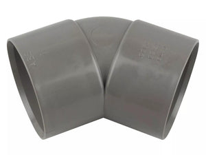 Osmaweld 50mm Bend 45° Grey
