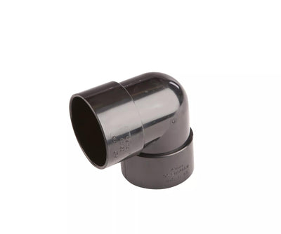 Osma Weld 32mm Knuckle Bend 90° Black