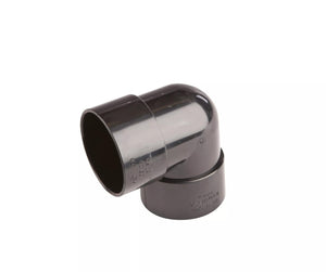 Osma Weld 40mm Knuckle Bend 90° Black