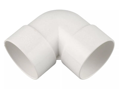 Osma Weld 32mm Knuckle Bend 90° White