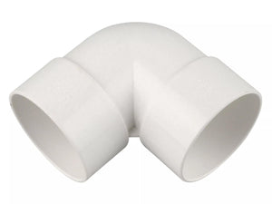 Osma Weld 32mm Knuckle Bend 90° White