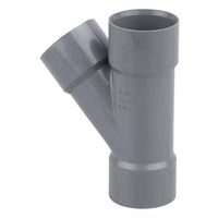 Osma Weld 40mm Tee 45° Grey