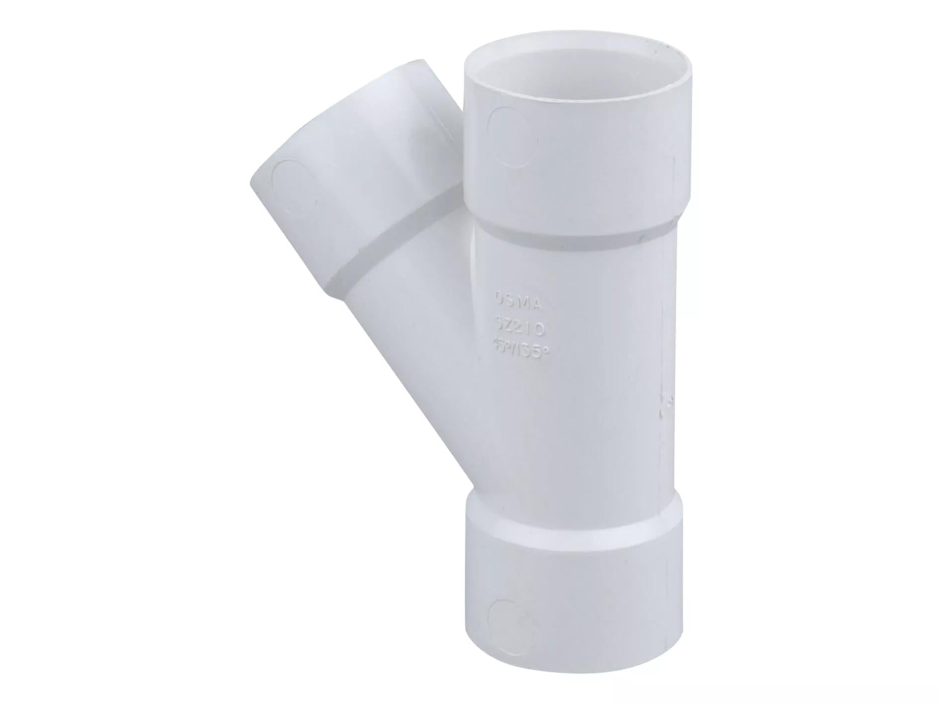 Osma Weld 40mm Tee 45° White
