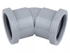 Osma BS5452 40mm 45° Bend Grey