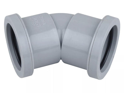Osma BS5452 40mm 45° Bend Grey