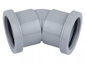 Osma BS5452 40mm 45° Bend Grey