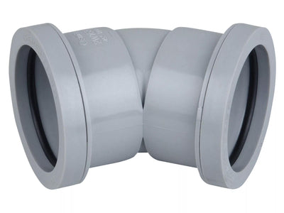 Osma BS5452 50mm 45° Bend Grey