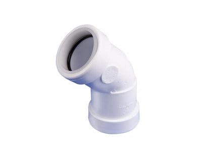 Osma Pushfit 40mm Bend 45° White