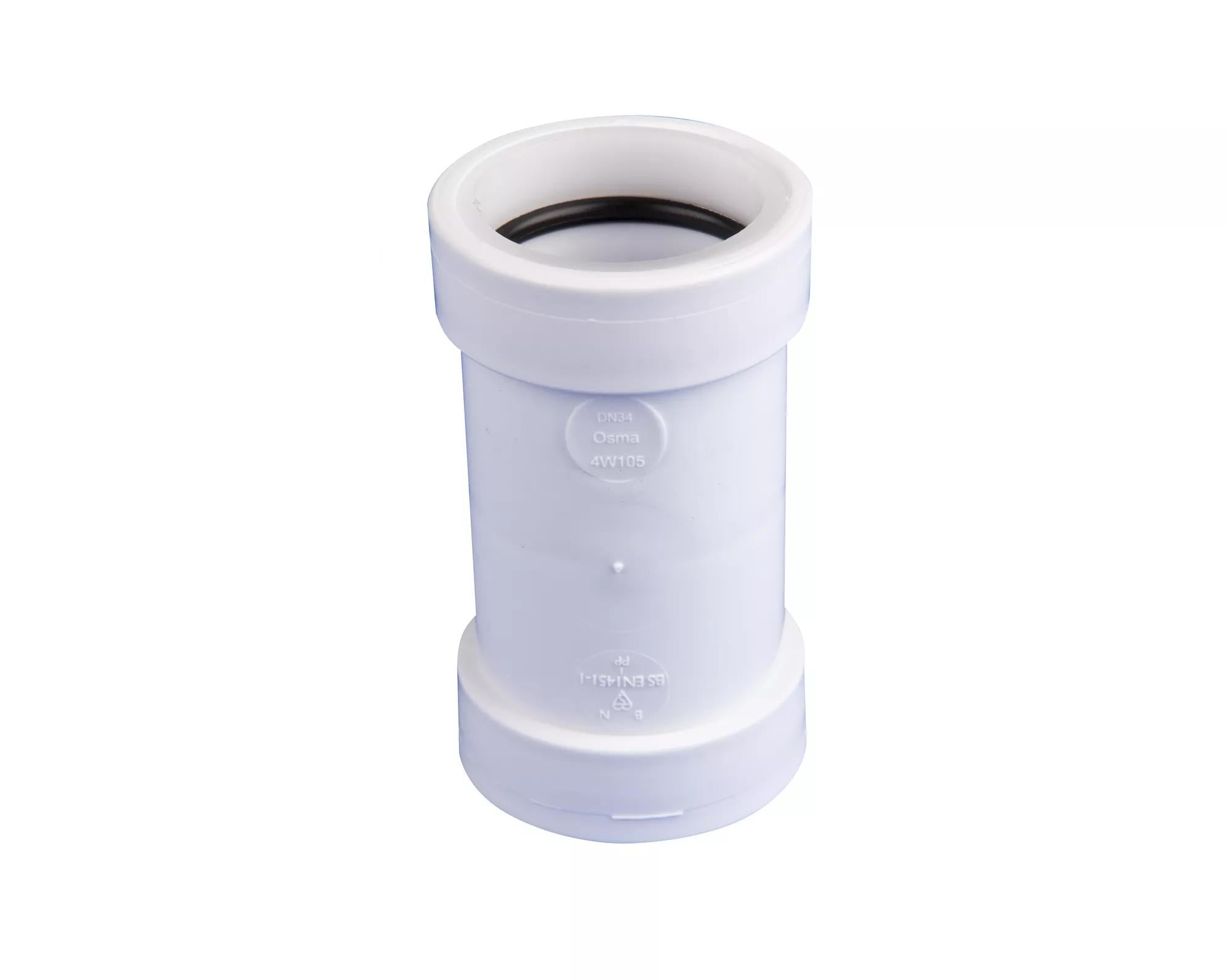 Osma Pushfit 40mm Double Socket White