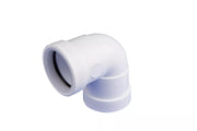 Osma Pushfit 40mm Knuckle Bend 90° White