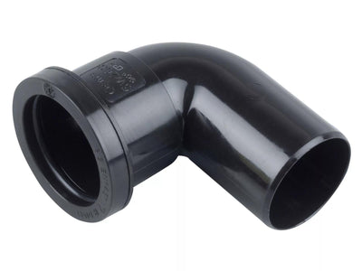 Osma BS5452 40mm 90° Spigot Bend Black