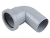 Osma BS5452 40mm Spigot Bend 90° Grey