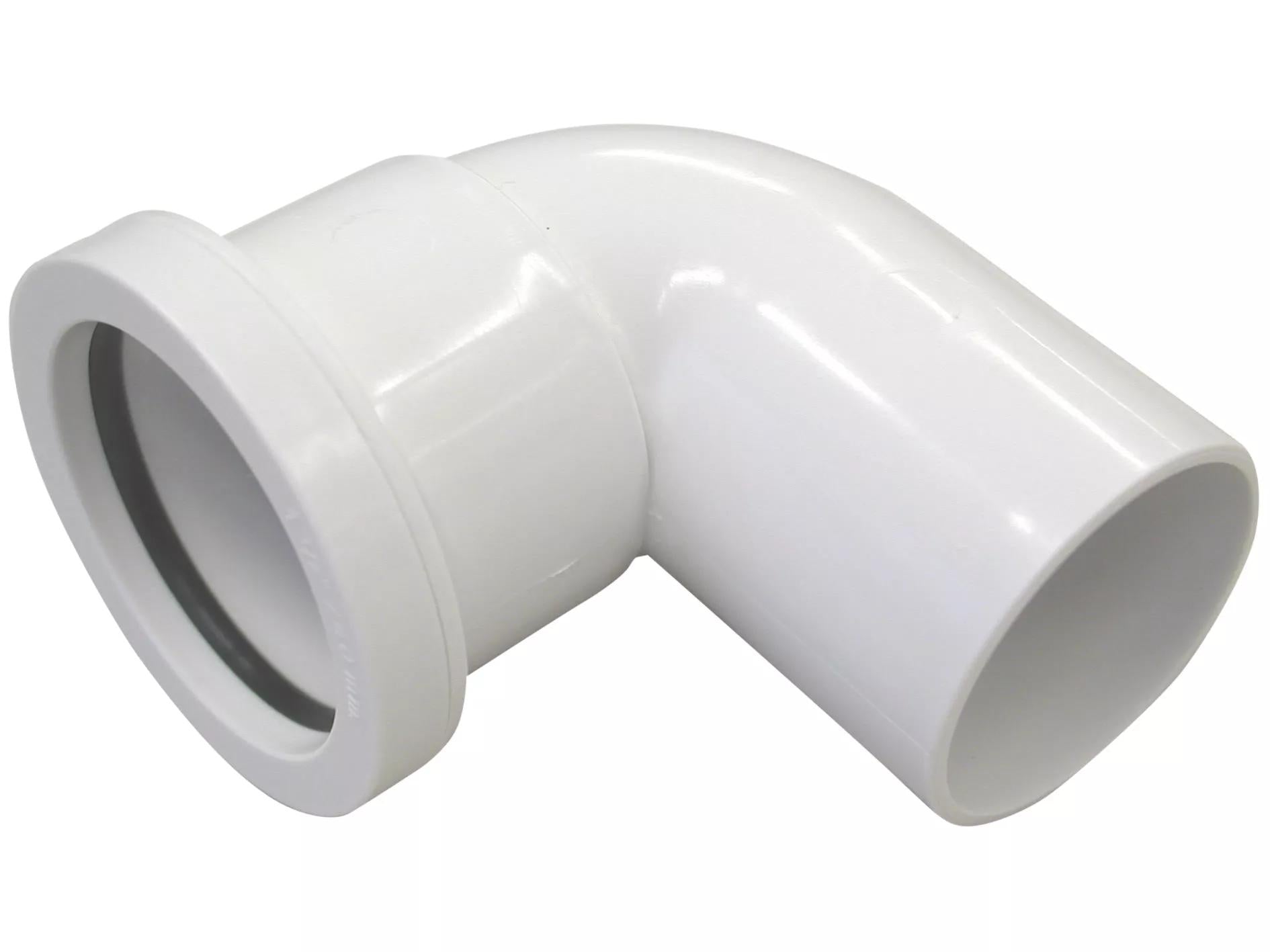 Osma BS5452 40mm 90° Spigot Bend White