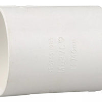 Osma PVC-C 50mm Double Socket White 50mm