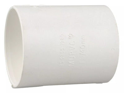 Osma PVC-C 50mm Double Socket White 50mm