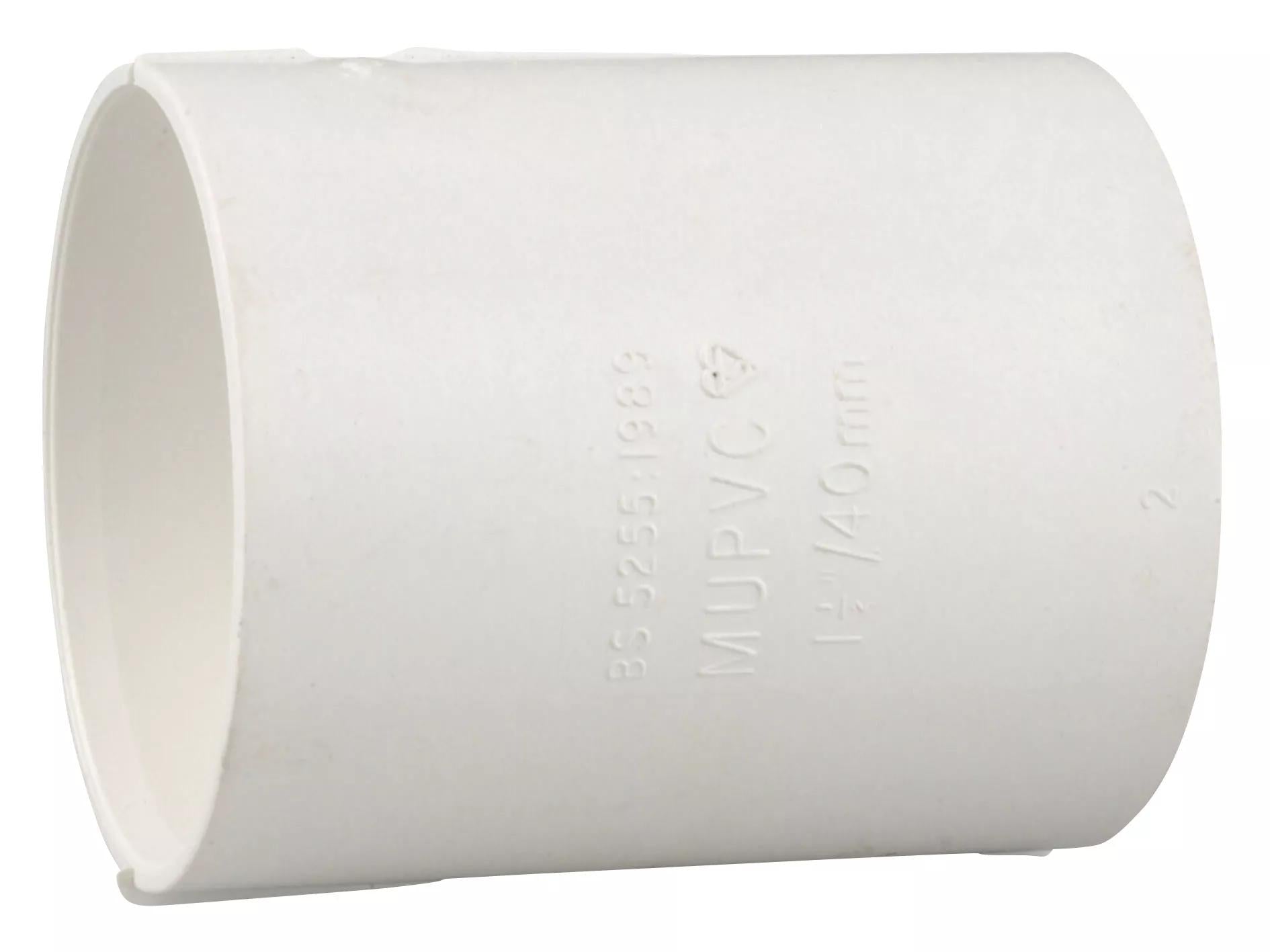 Osma PVC-C 50mm Double Socket White 50mm
