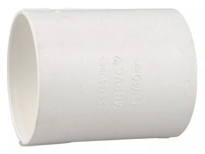 Osma PVC-C 50mm Double Socket White 50mm