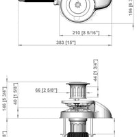VETUS RC8-6 65TDC CAPSTAN (P102552)
