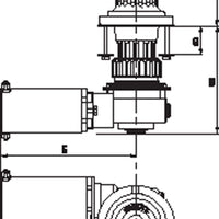 VETUS 1000 VC 50TDC Capstan (P102786)