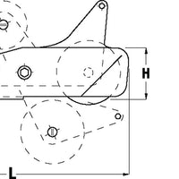 VETUS Hinged Bow Roller (P104331)