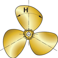 VETUS 3-bladed propeller P3C, 15" x 12", right-handed (P3C15X12R)