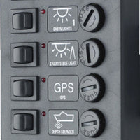 VETUS Switch panel type P6, 24V