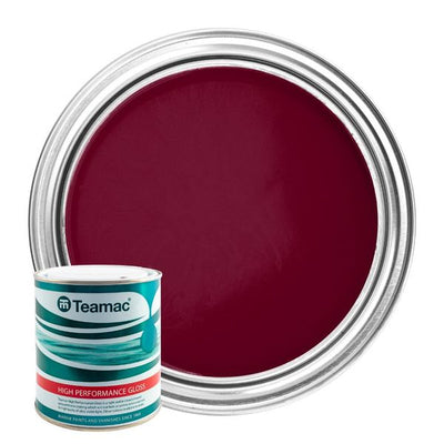 Teamac Marine Gloss Paint in Bounty Red (1 Litre / 1372)