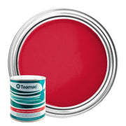 Teamac Marine Gloss Paint in Signal Red (1 Litre / 24)