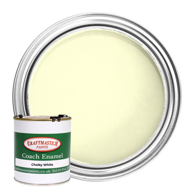Craftmaster Coach Enamel Boat Paint in Chalky White (500ml)