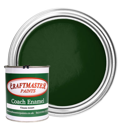 Craftmaster Coach Enamel Boat Paint in Classic Green (1 Litre)