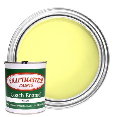 Craftmaster Coach Enamel Boat Paint in Cream (1 Litre)