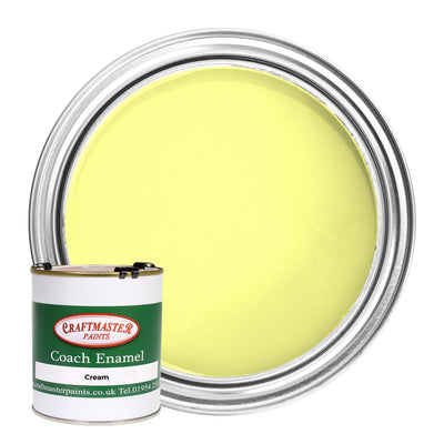 Craftmaster Coach Enamel Boat Paint in Cream (500ml)
