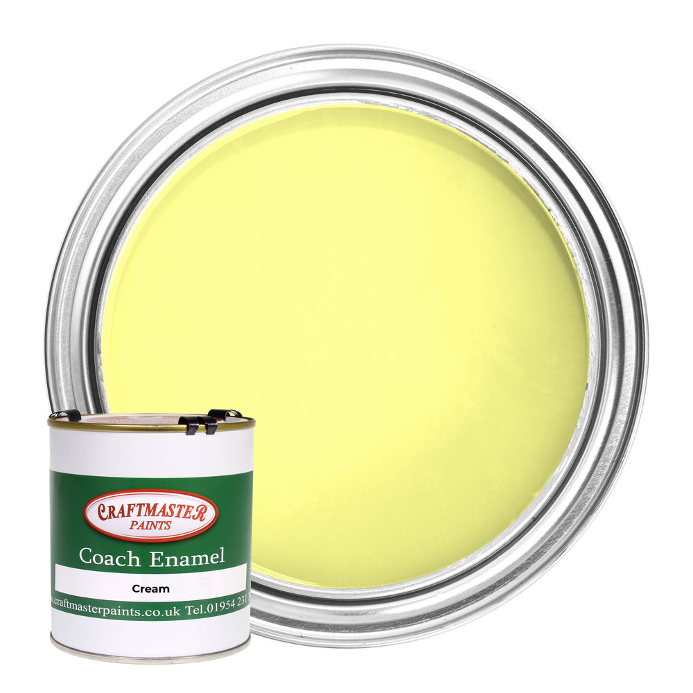 Craftmaster Coach Enamel Boat Paint in Cream (500ml)