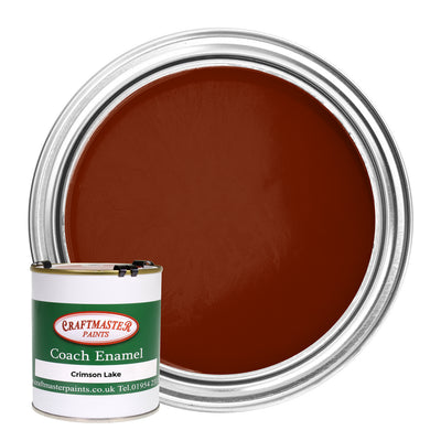 Craftmaster Coach Enamel Boat Paint in Crimson Lake (500ml)