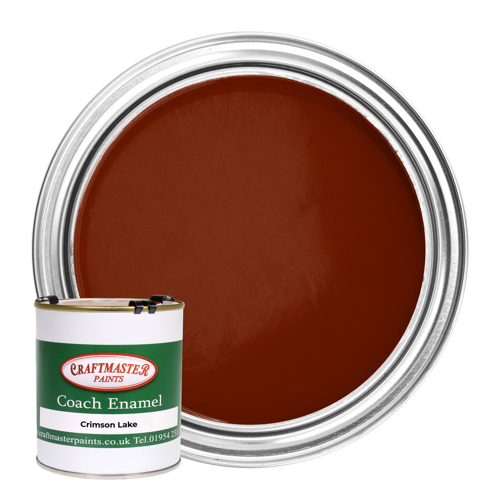 Craftmaster Coach Enamel Boat Paint in Crimson Lake (500ml)