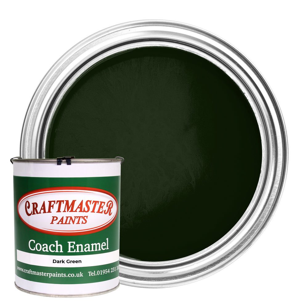 Craftmaster Coach Enamel Boat Paint in Dark Green (1 Litre)